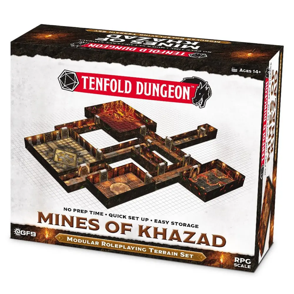 Gale Force 9: Tenfold Dungeon - Modular Mines Of Khazad Terrain Set 1