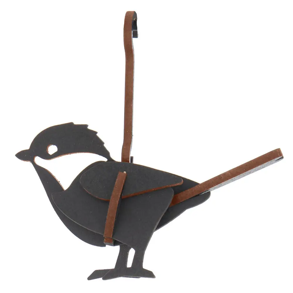 Little & Wood Chickadee 3D Wooden Puzzle Kit - Small Black Model 2