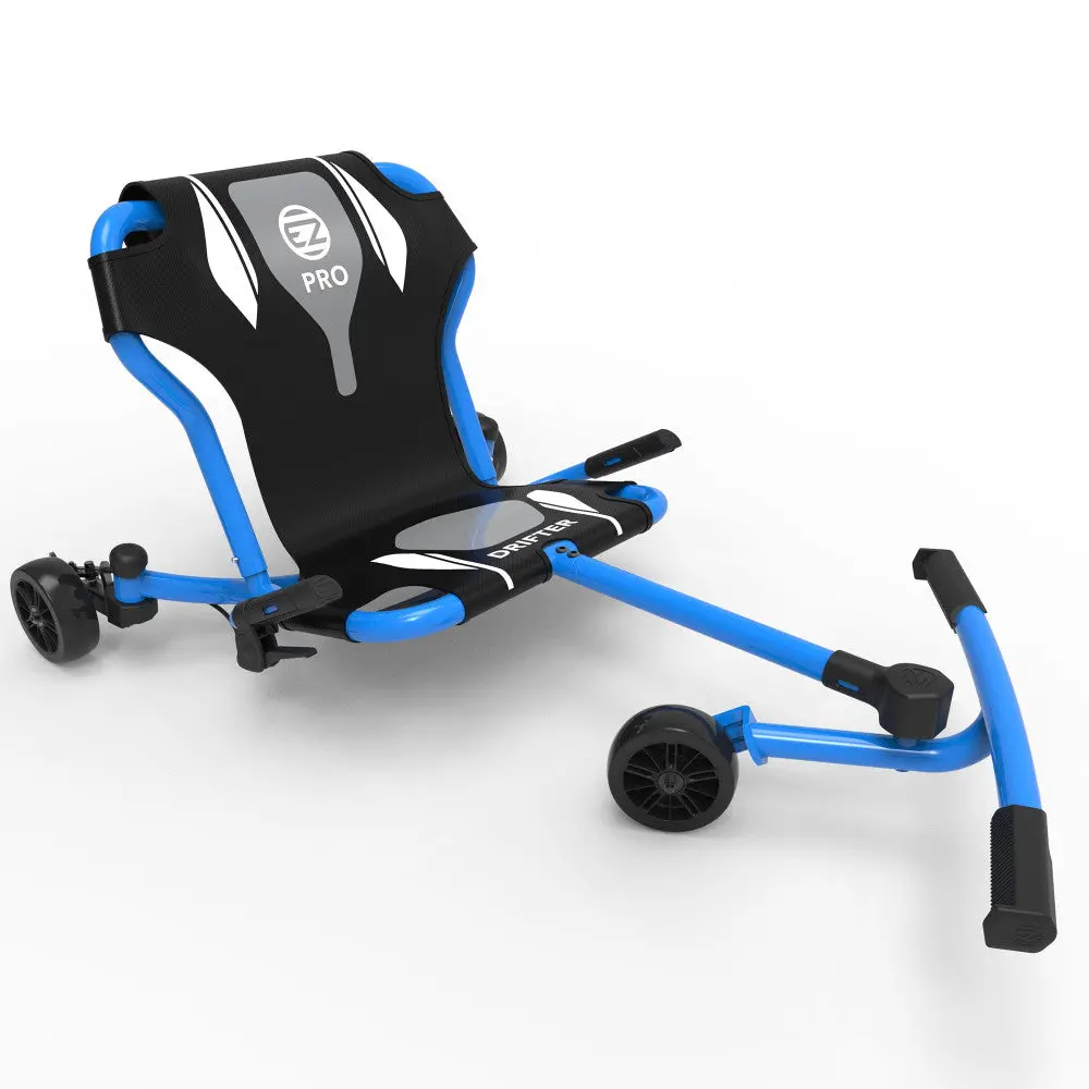 Ezyroller Drifter Pro X - Blue - High-Capacity Ride-On Scooter For All Ages 1