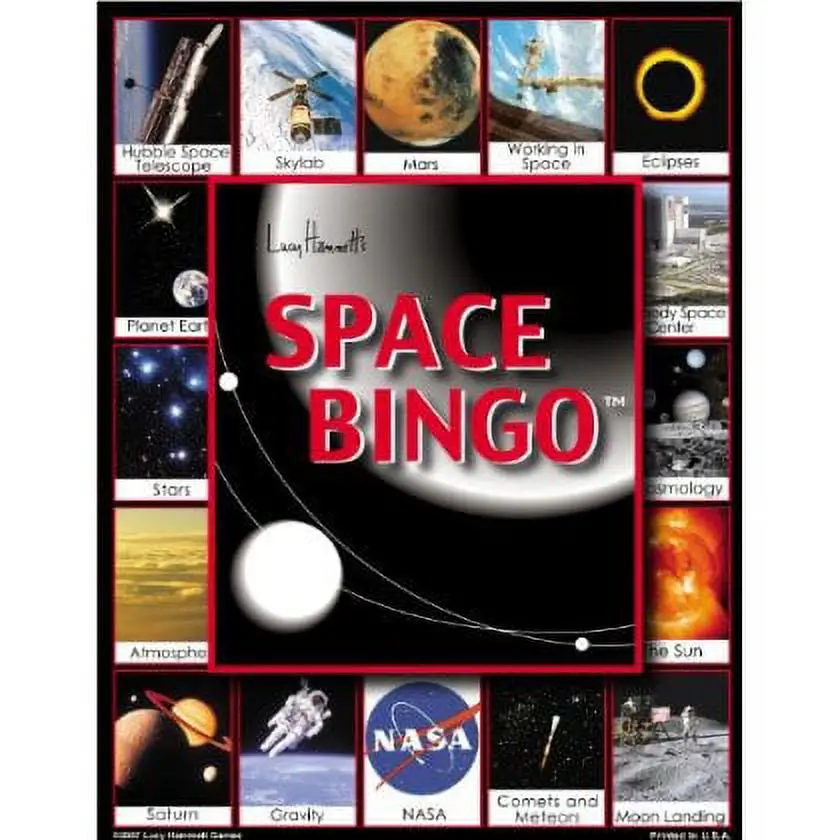 Space Bingo Stem Game - Explore Planets, Stars & Galaxies 1
