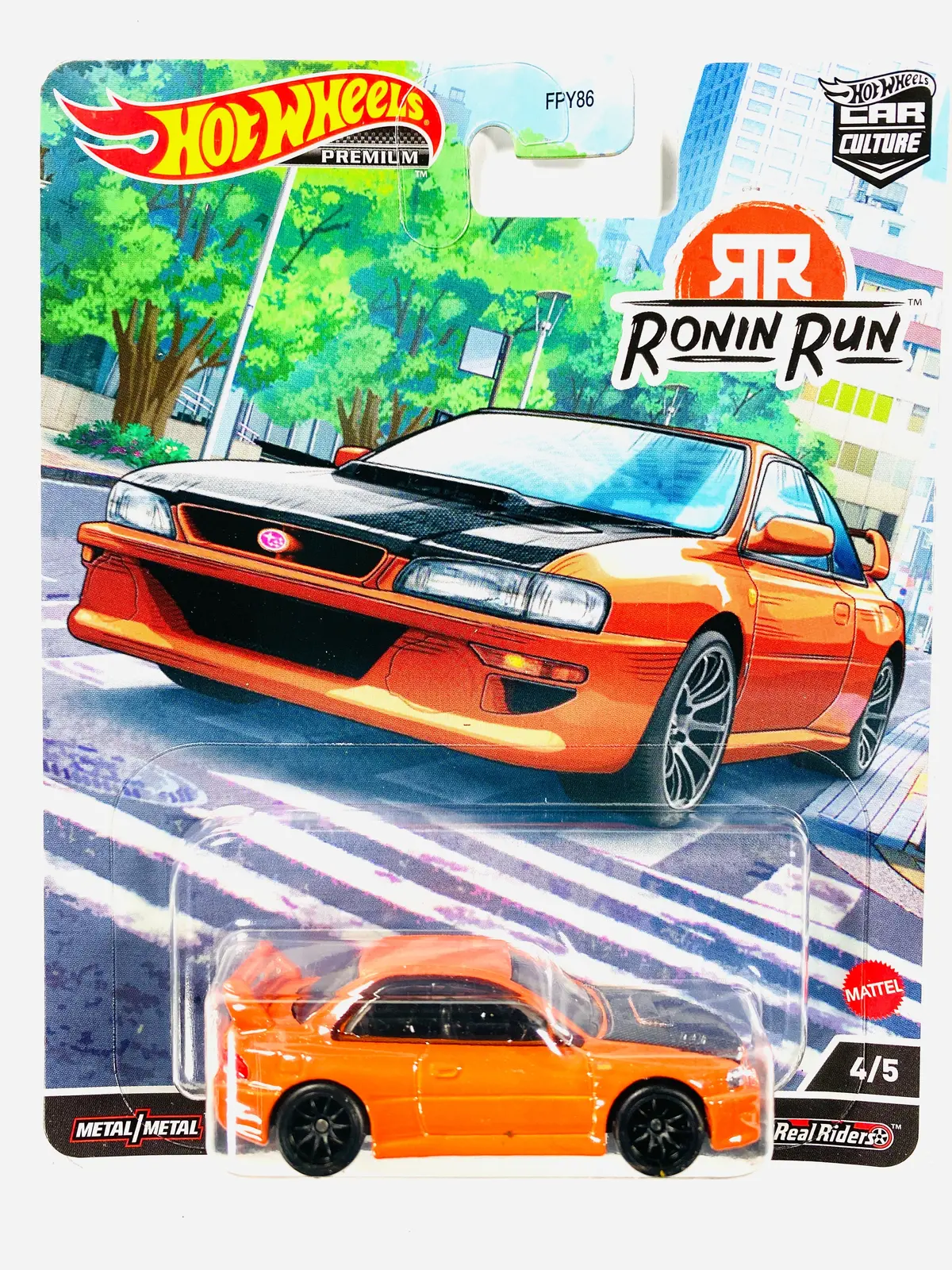 Hot Wheels 2022 Car Culture Ronin Run Subaru Impreza 22B-Sti Version 1