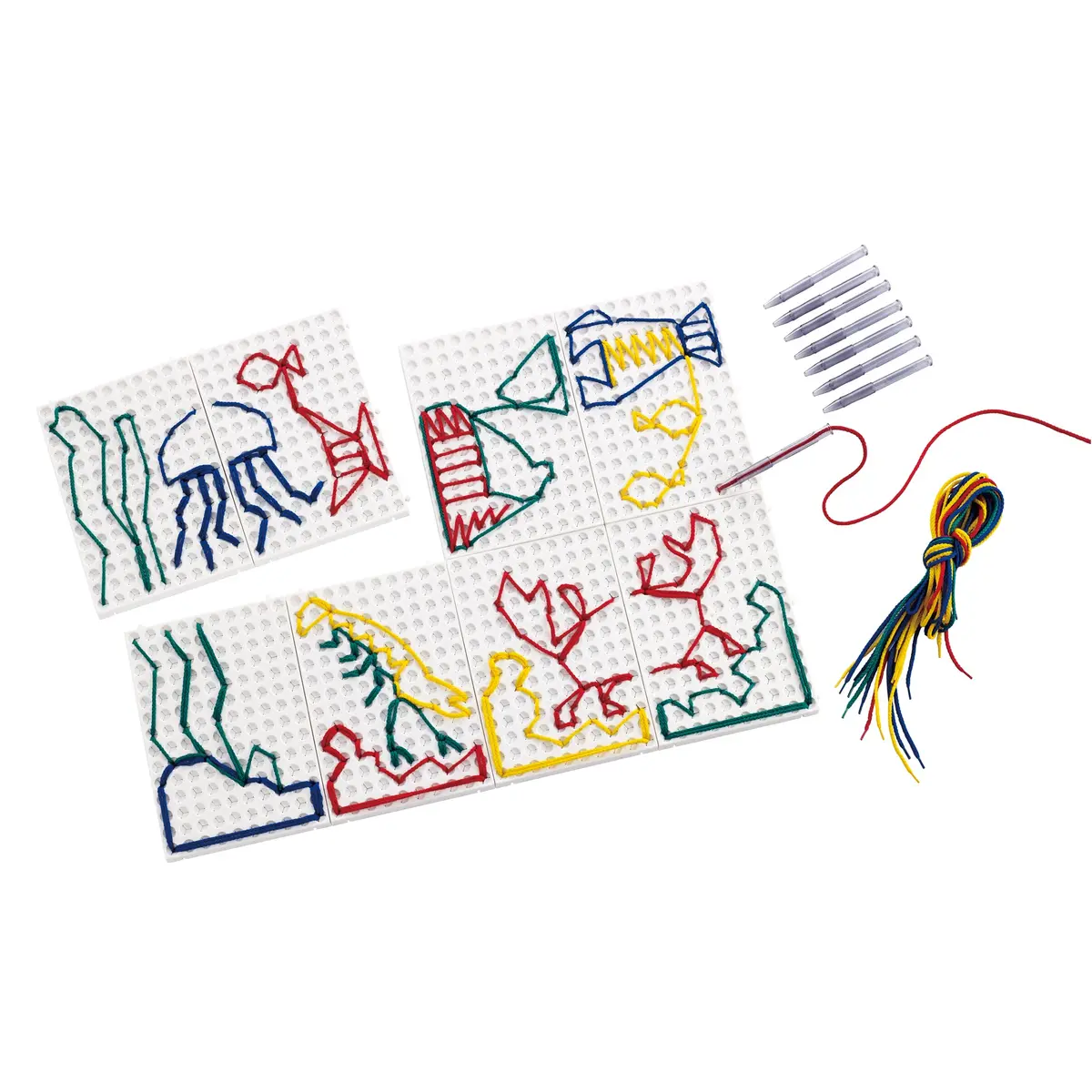 Edxeducation Junior String Art Creative School Set - Educational Craft Kit 1