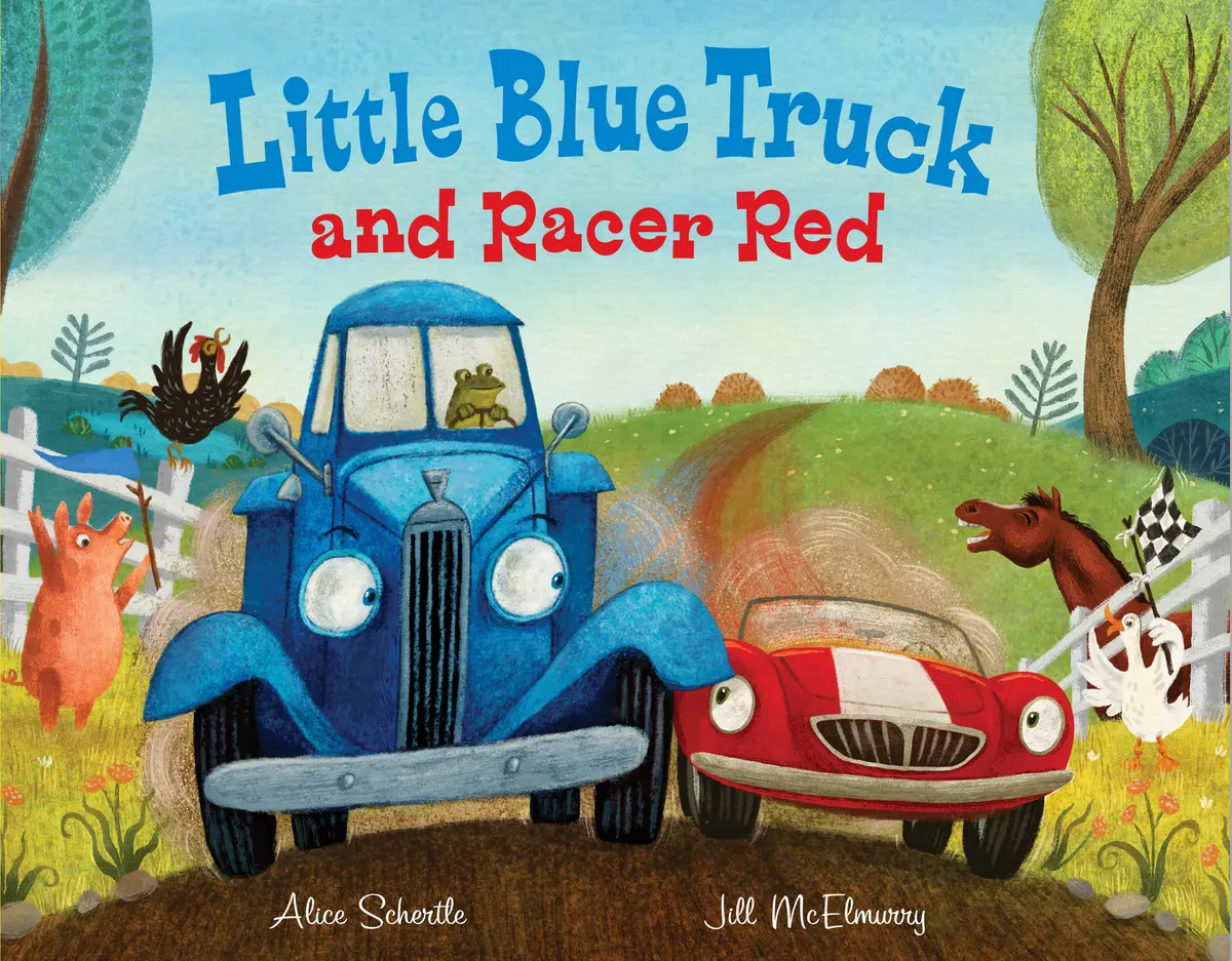 Little Blue Truck And Racer Red Exciting Race Adventure 1