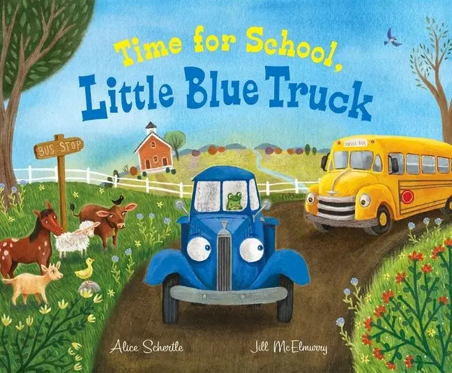 Little Blue Truck Time For School Oversized Board Book 1