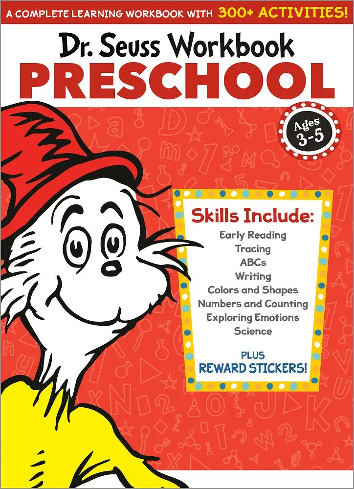 Dr. Seuss Preschool Learning Workbook - Fun With Letters, Numbers & More 1