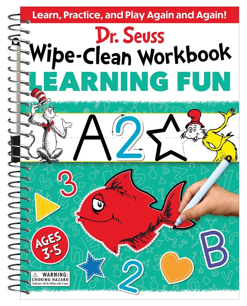Dr. Seuss Wipe-Clean Workbook: Learning Fun - Interactive Educational Toy 1