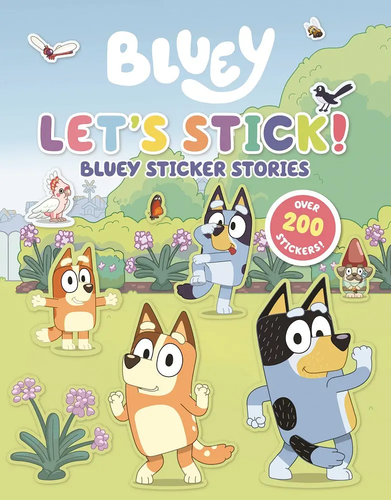 Bluey: Let's Stick! Super Sticker Scenes Activity Book 1