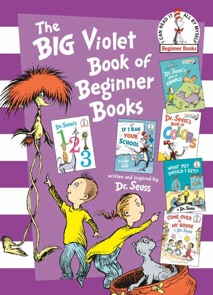 Dr. Seuss Big Violet Book 6-Book Beginner Set - Hardcover 1