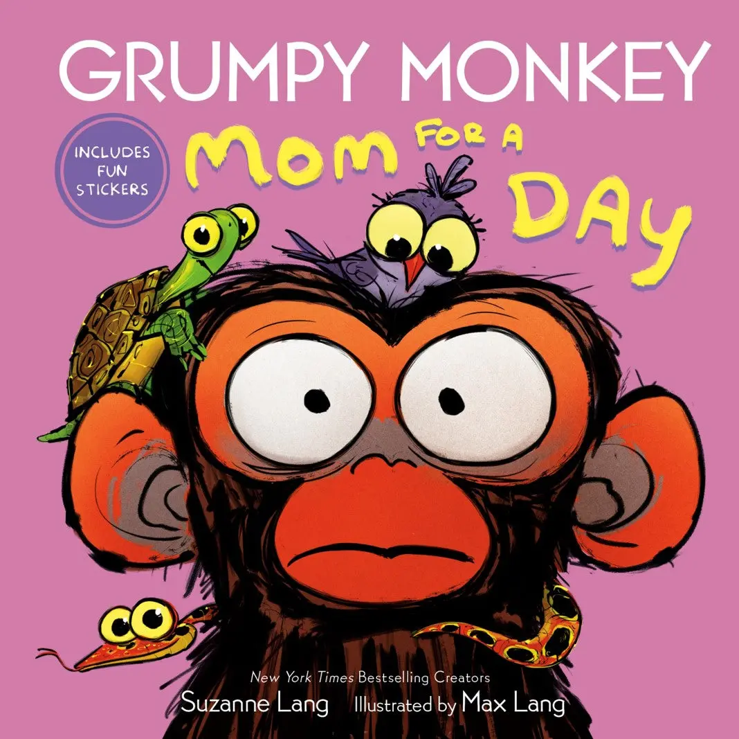 Grumpy Monkey Mom For A Day - New York Times Bestselling Hardcover 1