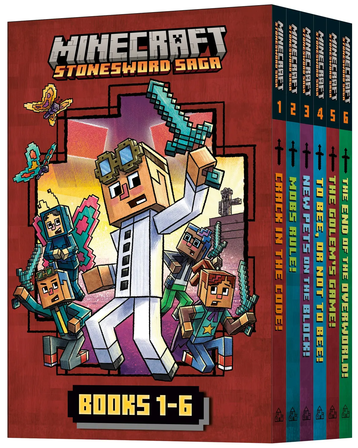 Minecraft Stonesword Saga Complete 6-Book Boxed Set - Hardcover 1