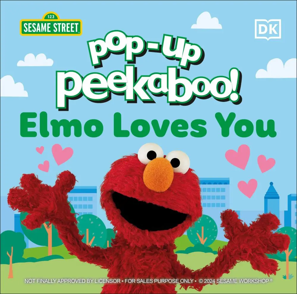 Sesame Street Elmo Loves You Pop-Up Peekaboo Board Book 1