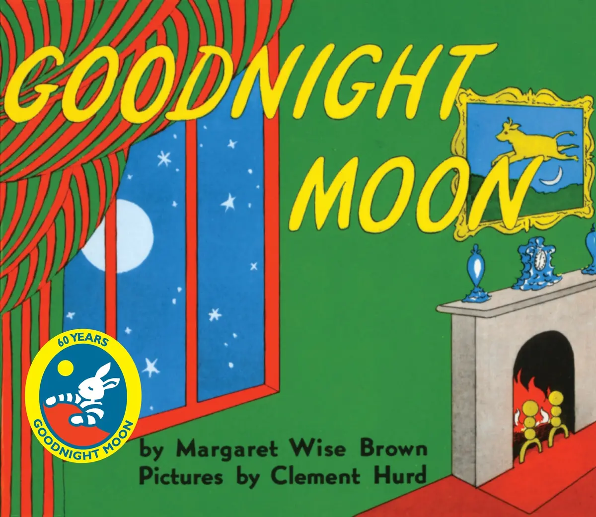Goodnight Moon Classic Board Book With Stuffed Bunny 1