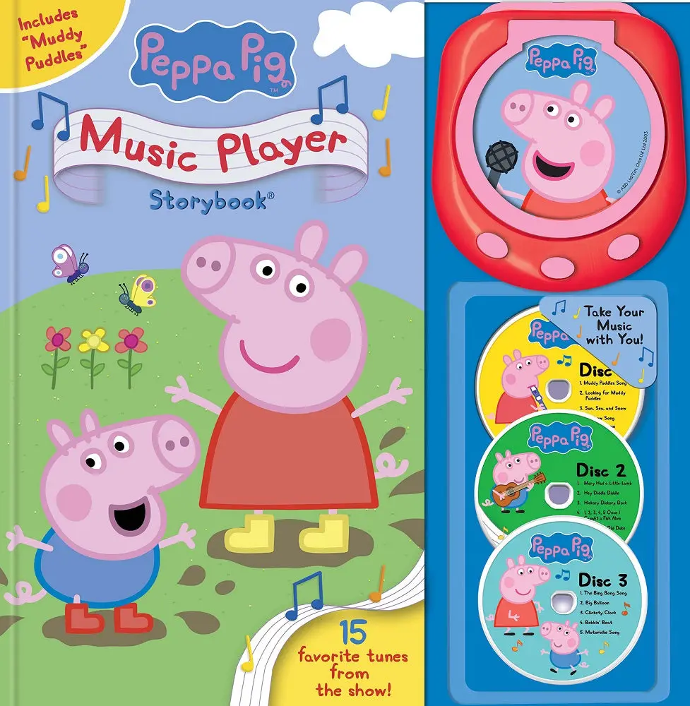 Peppa Pig Hardcover Music Player Storybook With Tunes 1