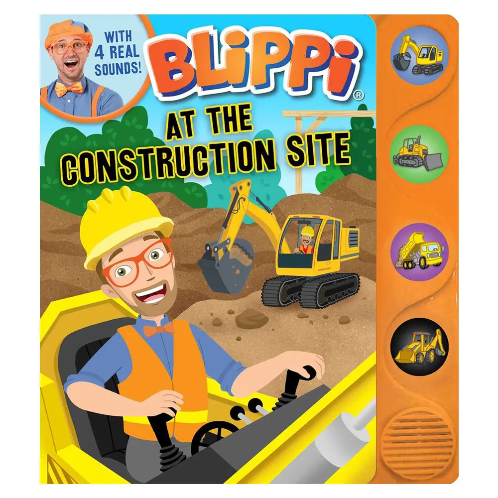 Blippi Excavator Adventure At The Construction Site Board Book 1