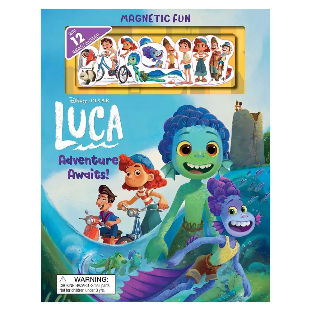 Disney Pixar Luca: Seaside Magnetic Adventure Hardcover Book 1