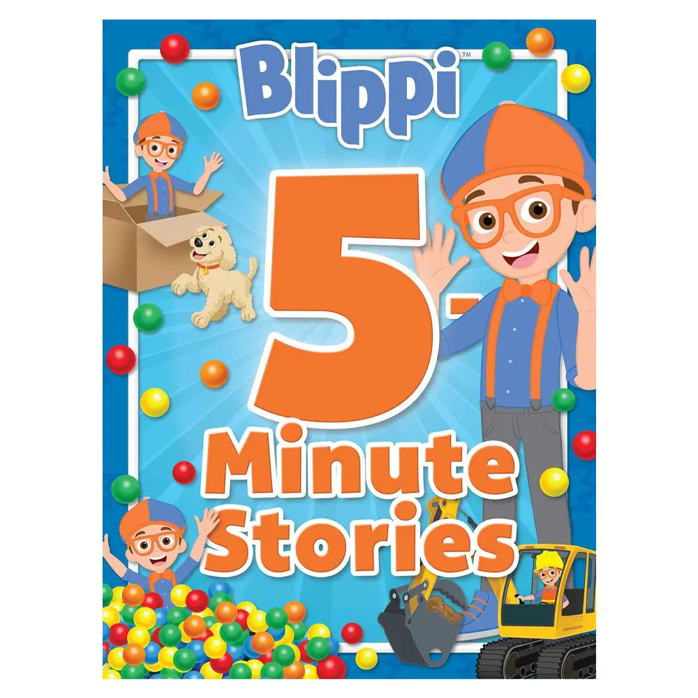Blippi 5-Minute Stories Hardcover Book - Preschool Adventure 1