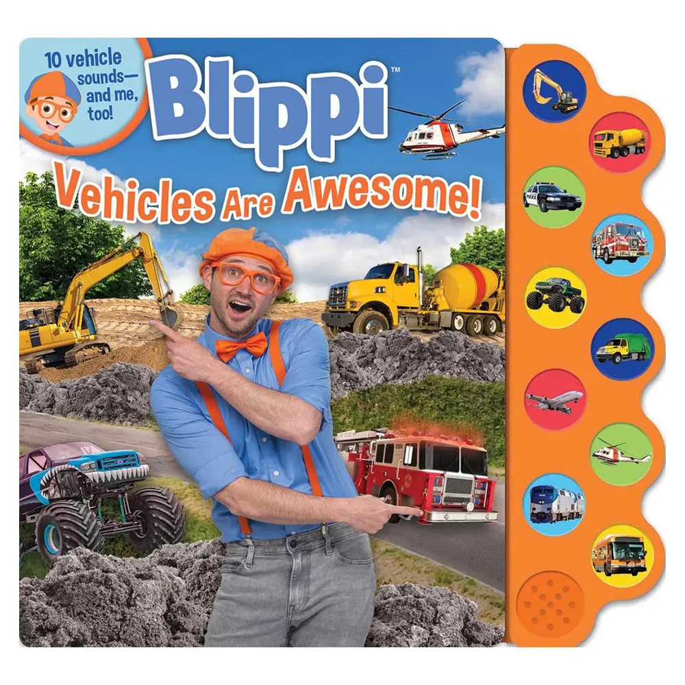 Blippi's Amazing Vehicle Discovery Sound Book 1