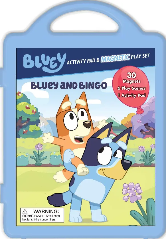 Bluey And Bingo Magnetic Activity Playset - Colorful Imagination Kit 1
