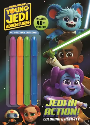Star Wars Young Jedi Adventures: Jedi In Action! Activity & Coloring Book With Crayons 1
