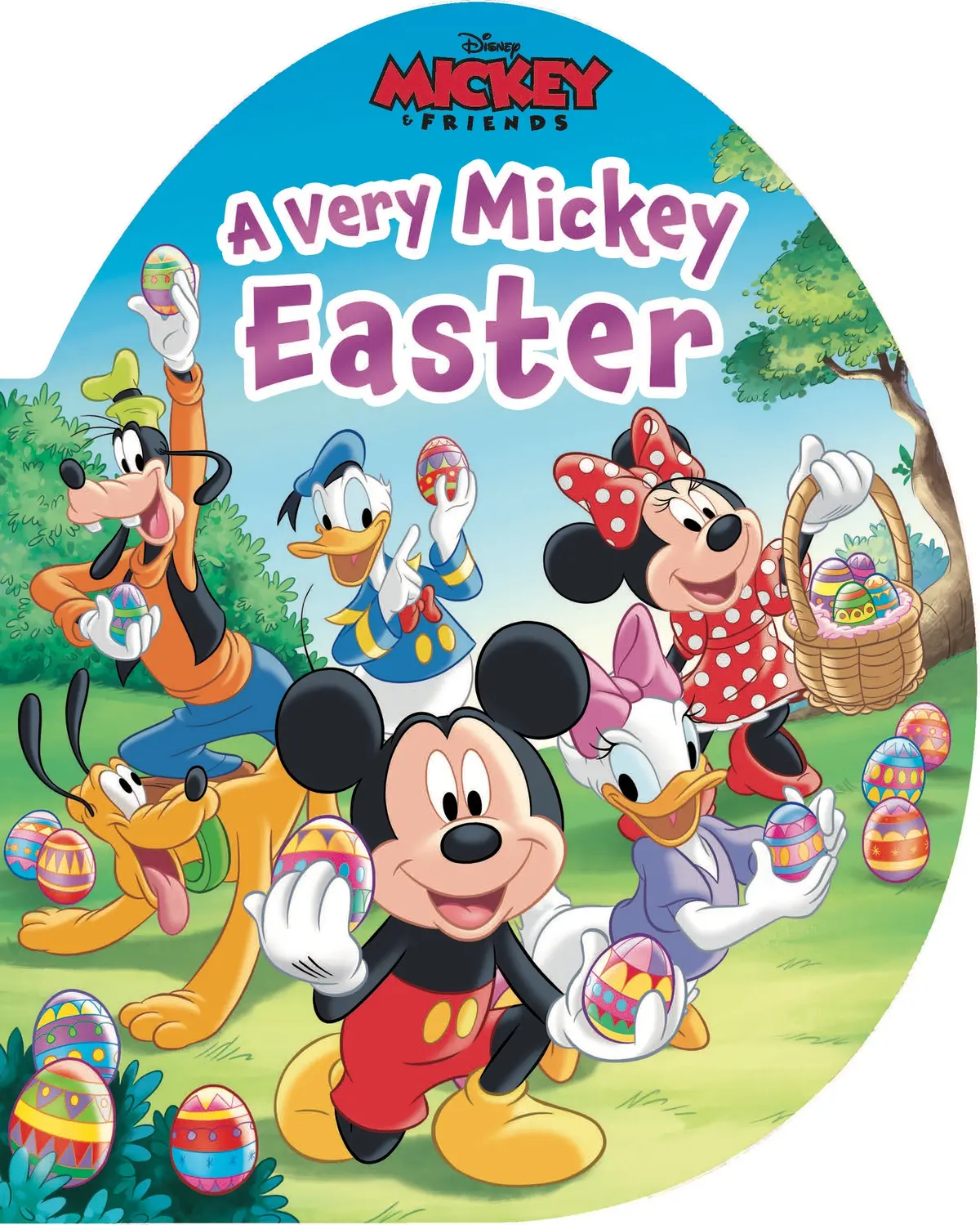 Disney Mickey & Friends: A Very Mickey Easter Egg-Shaped Board Book 1
