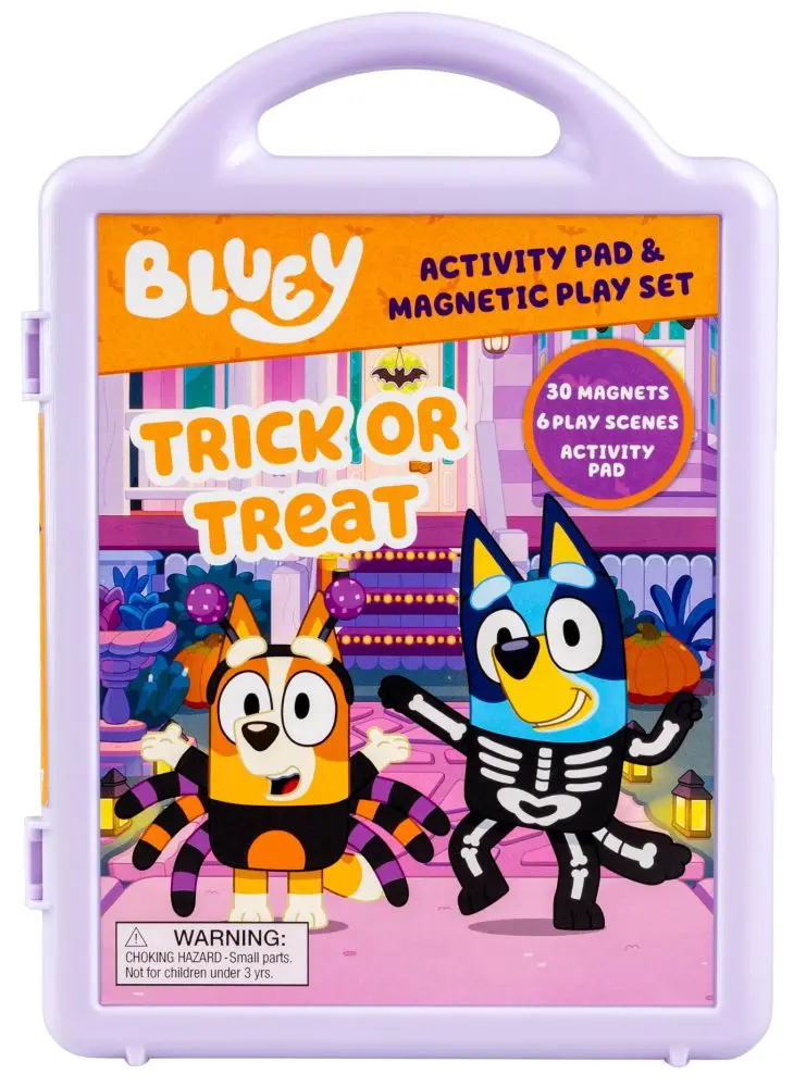 Bluey Trick Or Treat Halloween Coloring Set With Magnets 1