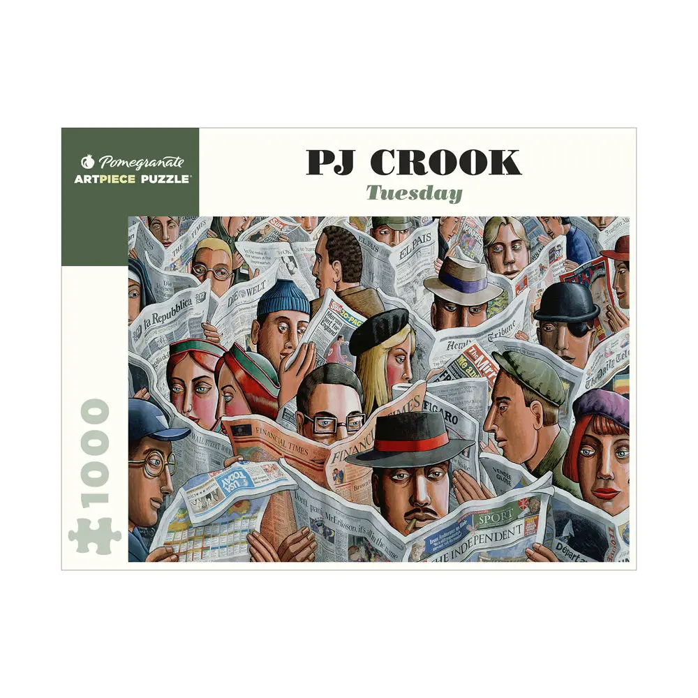 Pomegranate Pj Crook Tuesday Art Jigsaw Puzzle - 1000 Pc 1