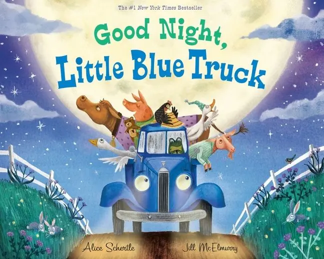 Little Blue Truck Good Night Hardcover Children's Book 1