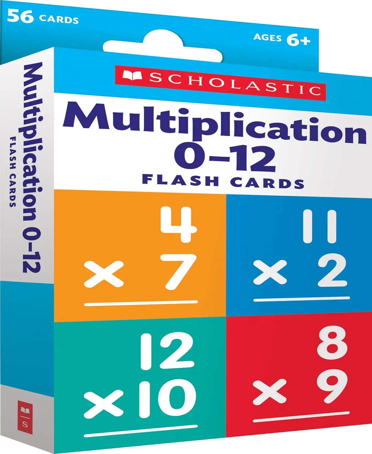 Vibrant Multiplication Mastery Flash Cards Set - Numbers 0-12 1