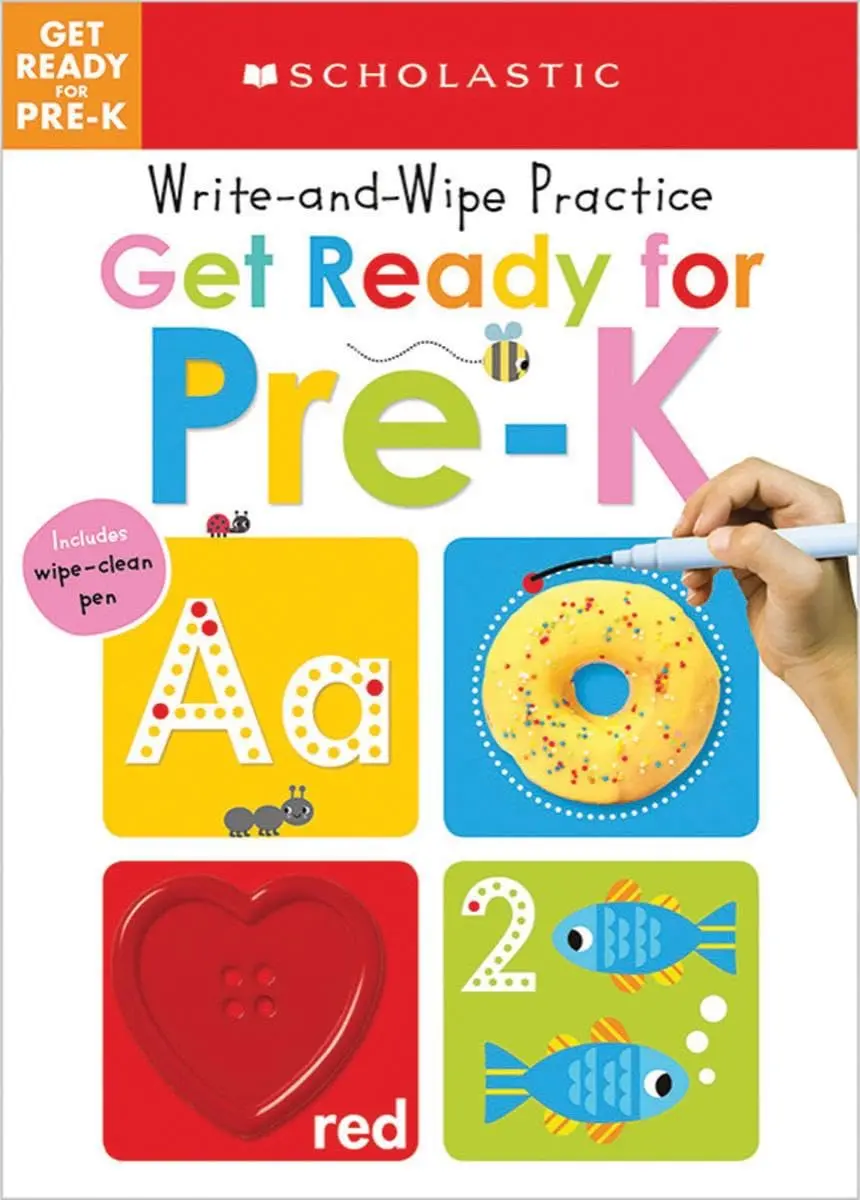 Scholastic Early Learners: Get Ready For Pre-K Wipe Clean Workbook 1