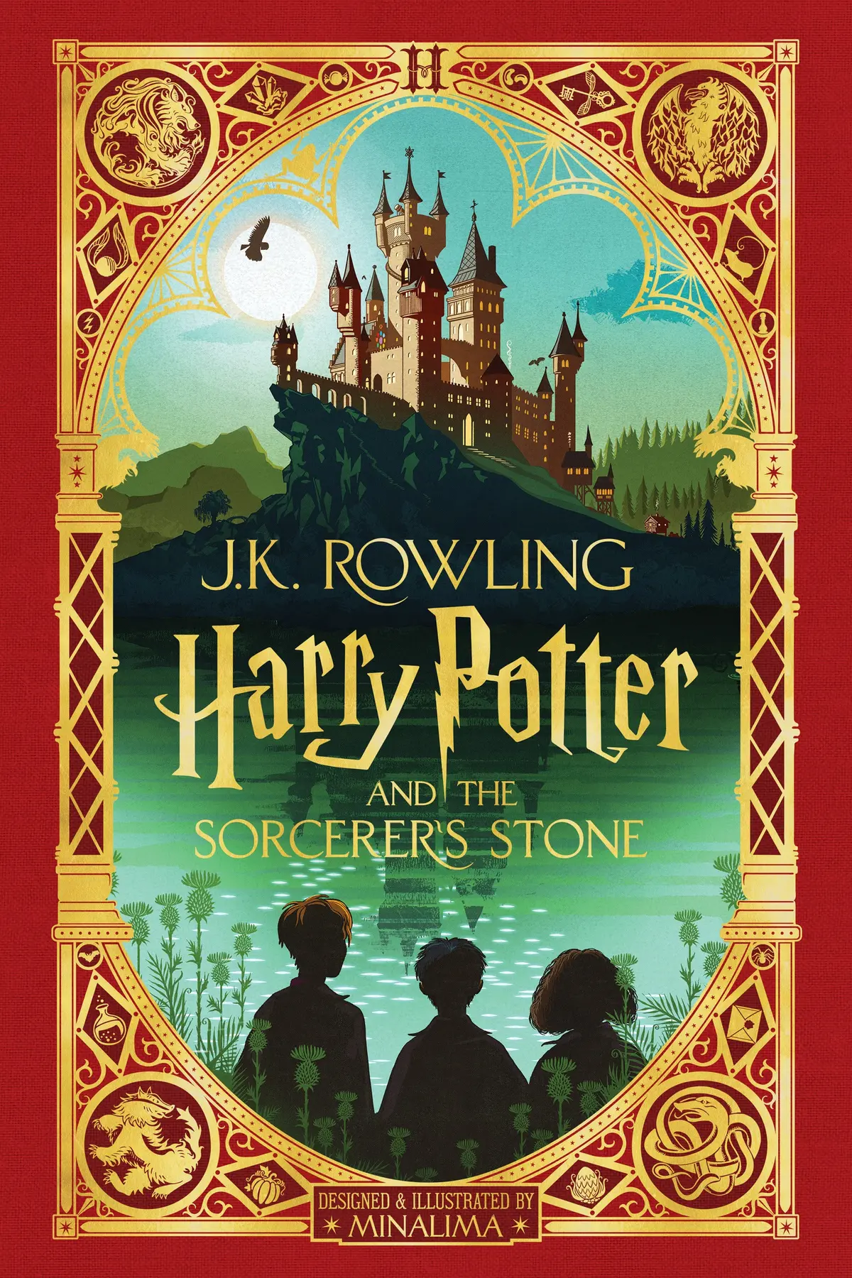 Harry Potter And The Sorcerer's Stone - Minalima Illustrated Edition Hardcover 1