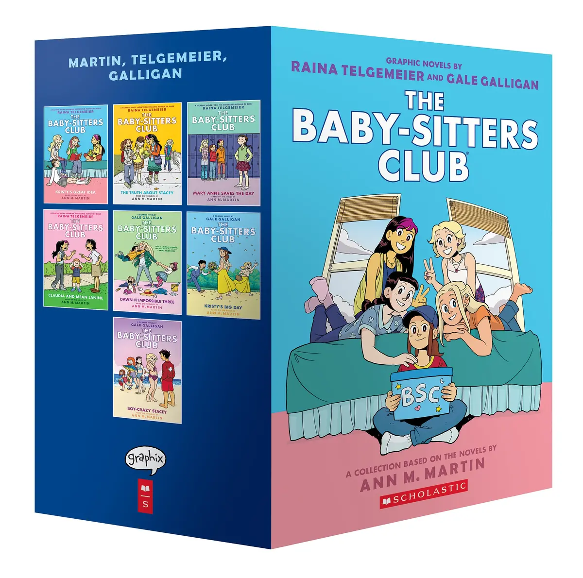 Baby-Sitters Club Graphix Box Set, Full-Color Graphic Novels 1-7 1