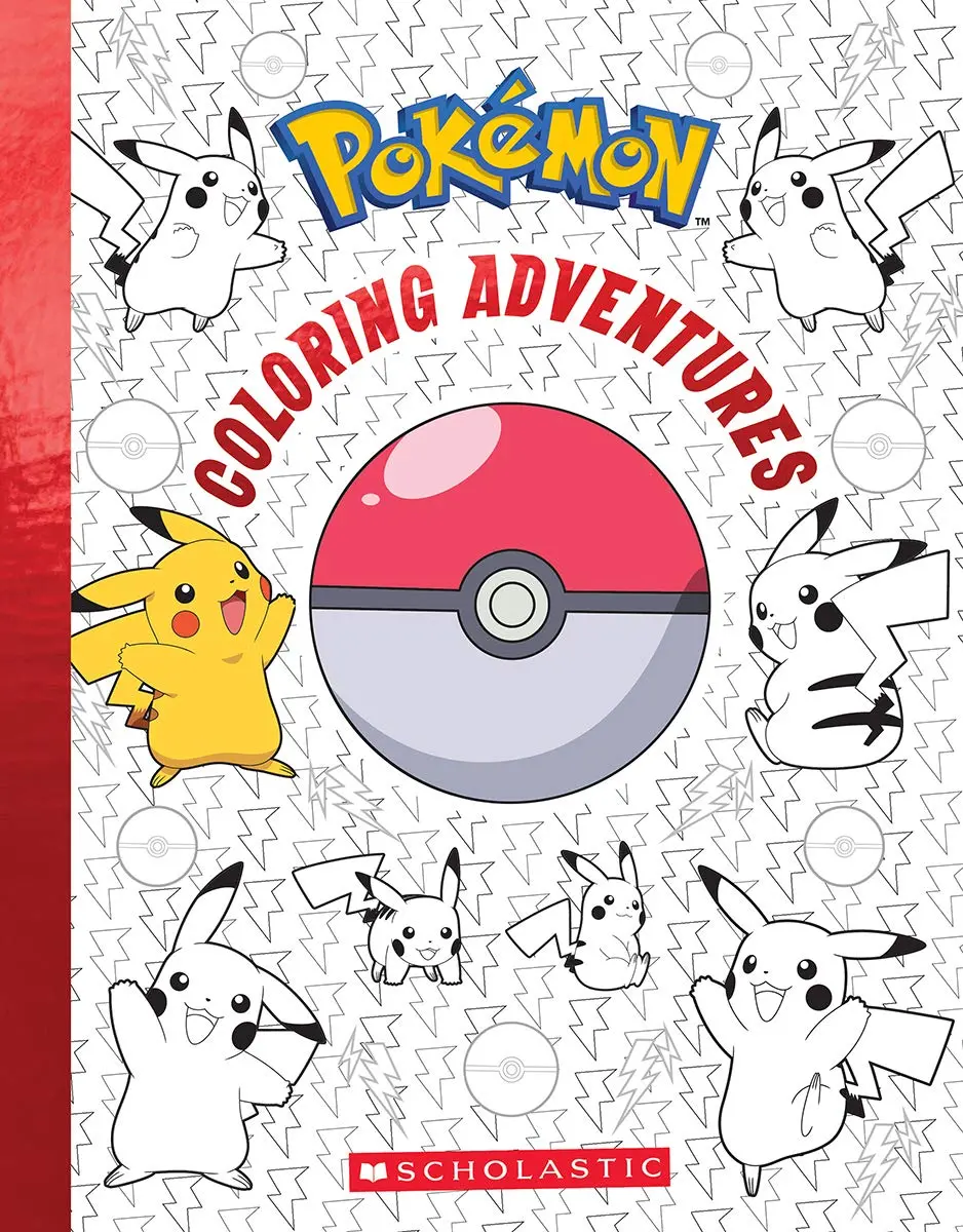 Scholastic Pokémon Coloring Adventures - Official Coloring Book 1