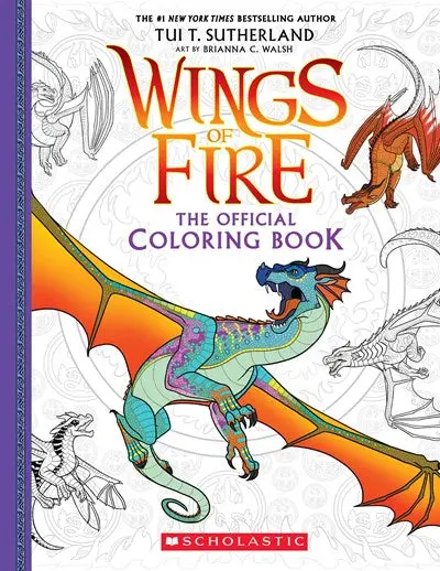 Wings Of Fire Official Coloring Book - Deluxe Paperback Edition 1