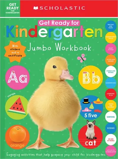 Scholastic Early Learners - Get Ready For Kindergarten Jumbo Workbook 1