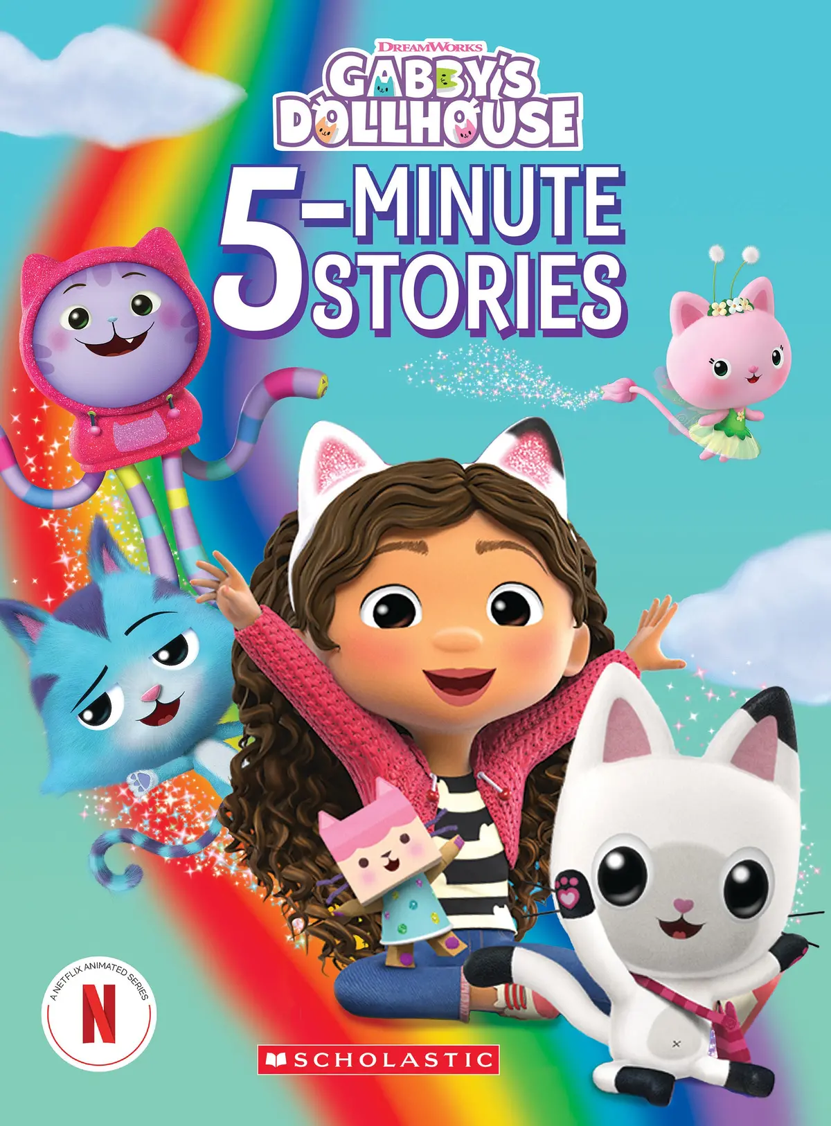 Gabby's Dollhouse 5-Minute Bedtime Stories Hardcover 1