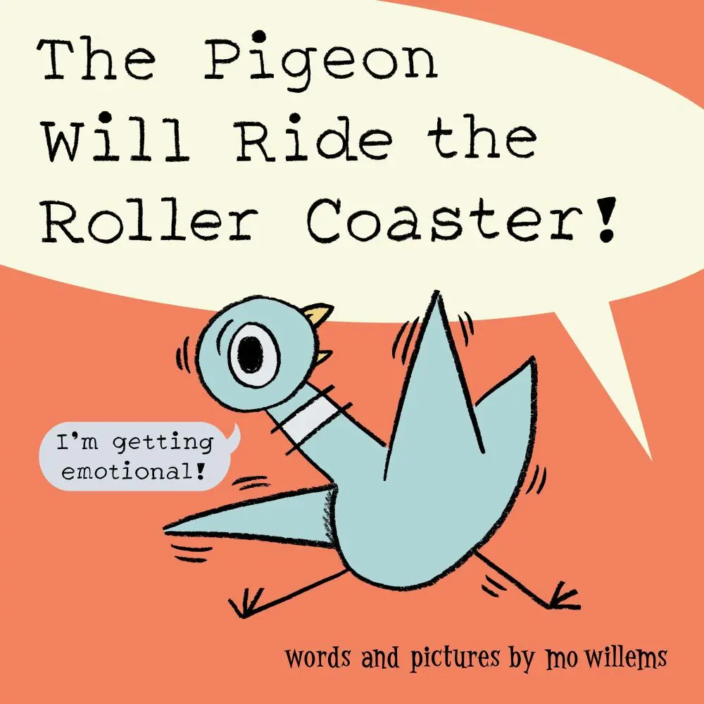 Pigeon Rides A Roller Coaster - Mo Willems Paperback Book 1
