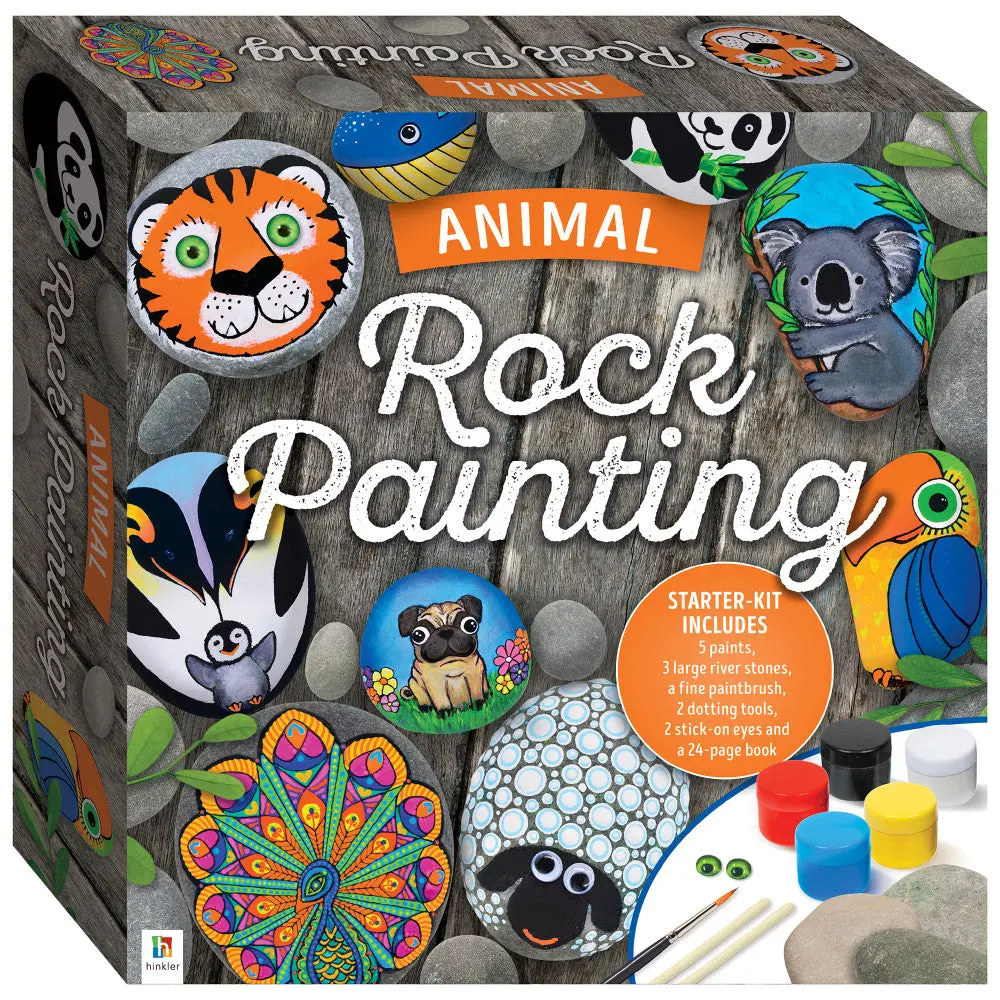 Creative Animal Rock Painting Diy Kit For Adults - Artistic Home Decor Craft Set 1