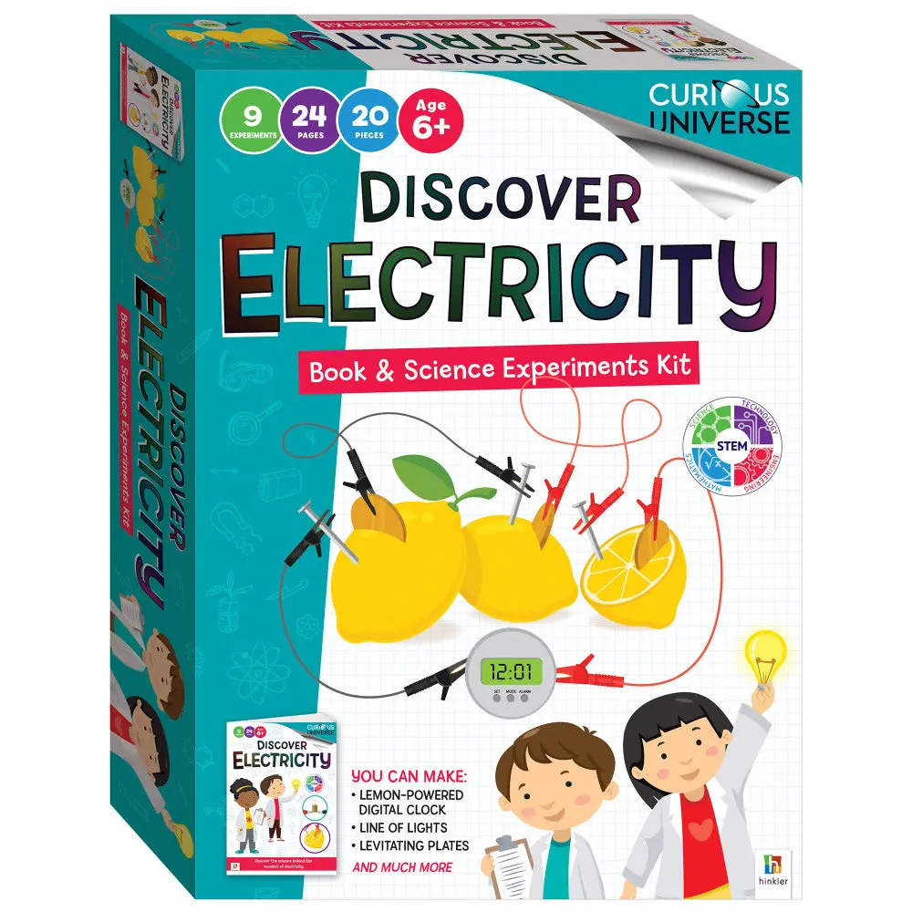 Curious Universe Kids: Discover Electricity Science Experiment Kit 1
