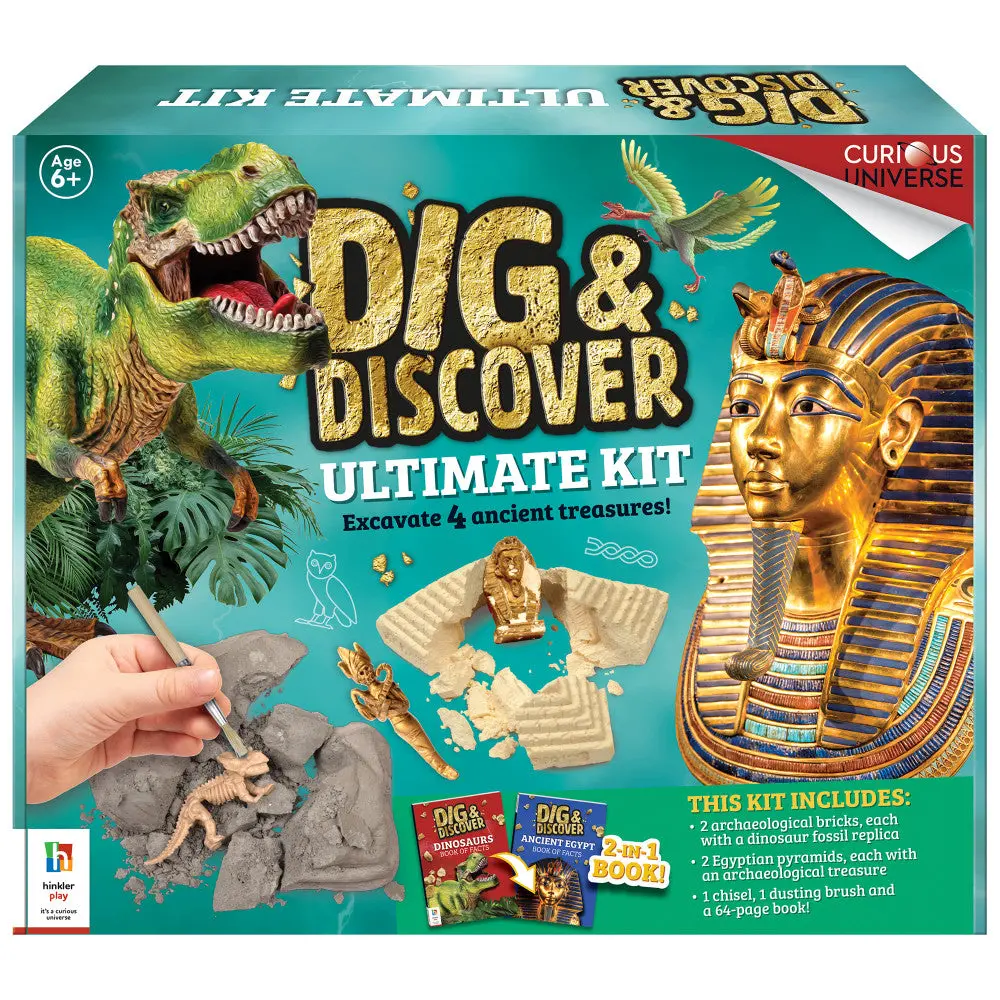 Dig & Discover Ultimate Archaeology Kit - Science And Geology Set For Kids 1