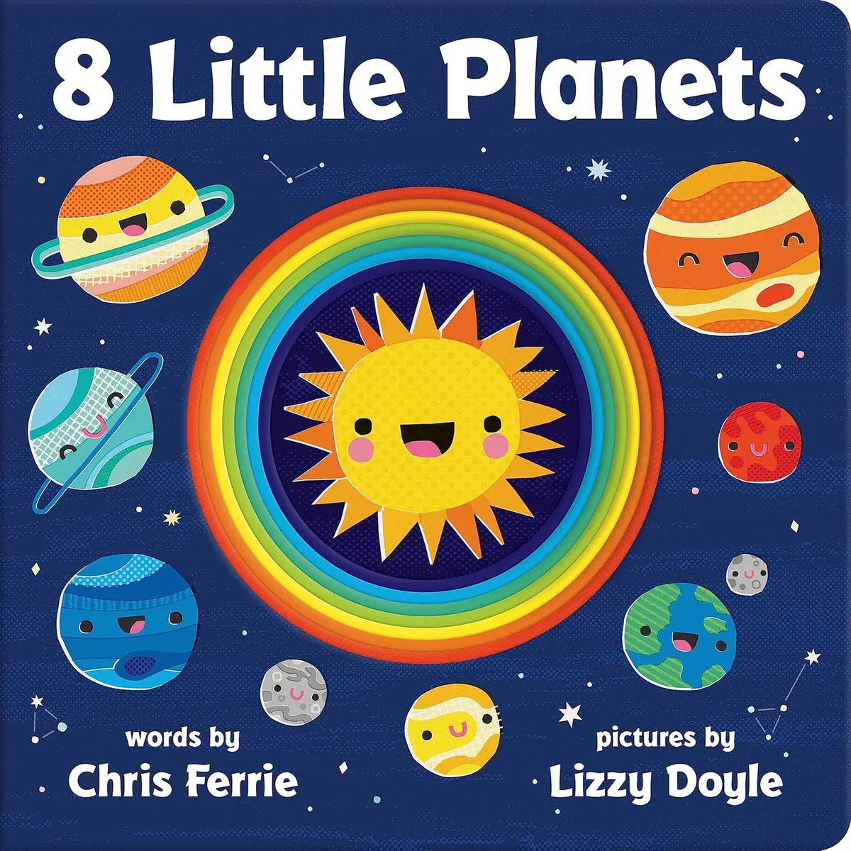 8 Little Planets Children's Board Book 1