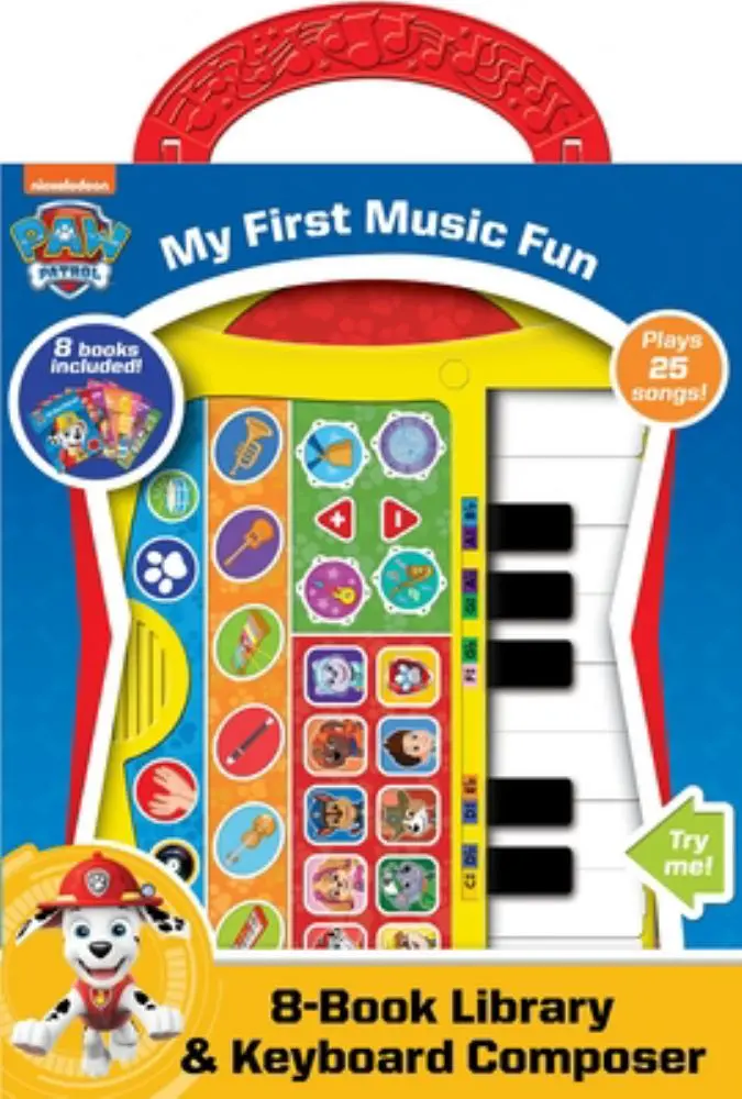 Nickelodeon Paw Patrol My First Music Fun 8-Book Set With Keyboard 1