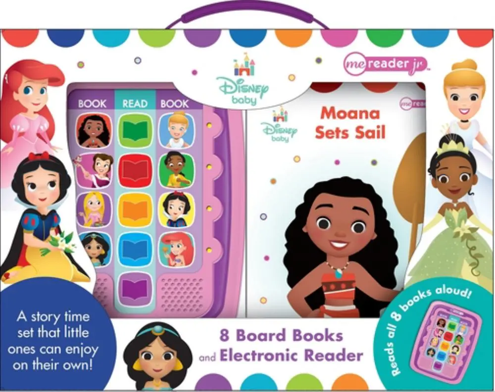 Disney Princess Me Reader Jr 8-Book Set With Sound Module 1
