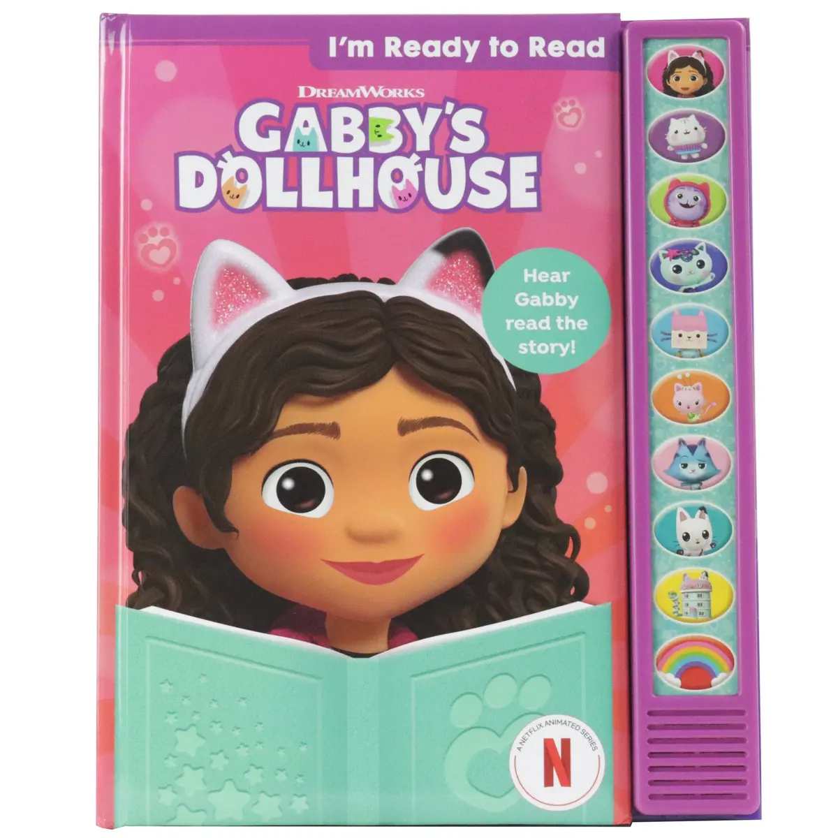 Gabby's Dollhouse Interactive 'I'm Ready To Read' Sound Book 1
