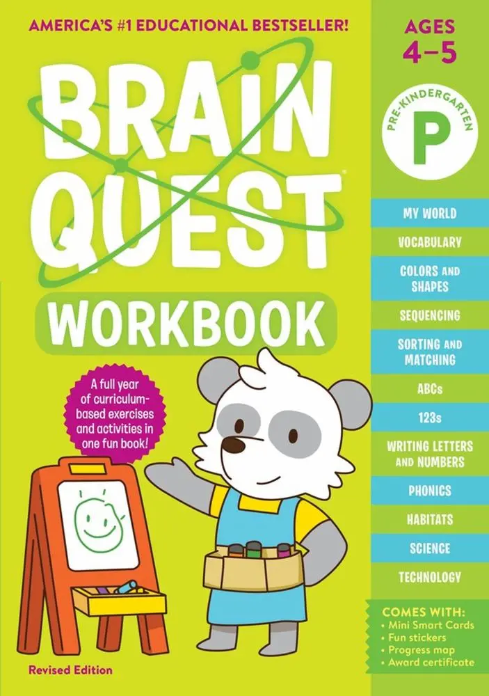 Brain Quest Pre-K Workbook - Revised Edition With Interactive Features 1