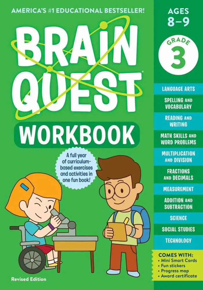 Brain Quest Workbook - 3Rd Grade Revised Edition - Fun Learning Activities 1