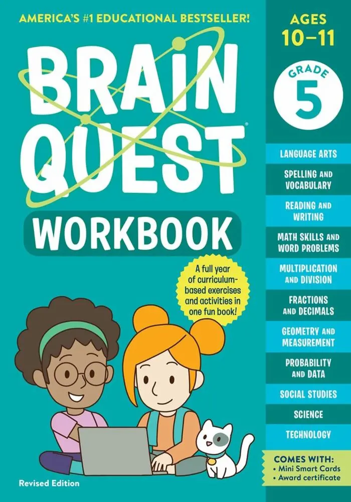 Brain Quest Grade 5 Workbook - Revised Edition 1