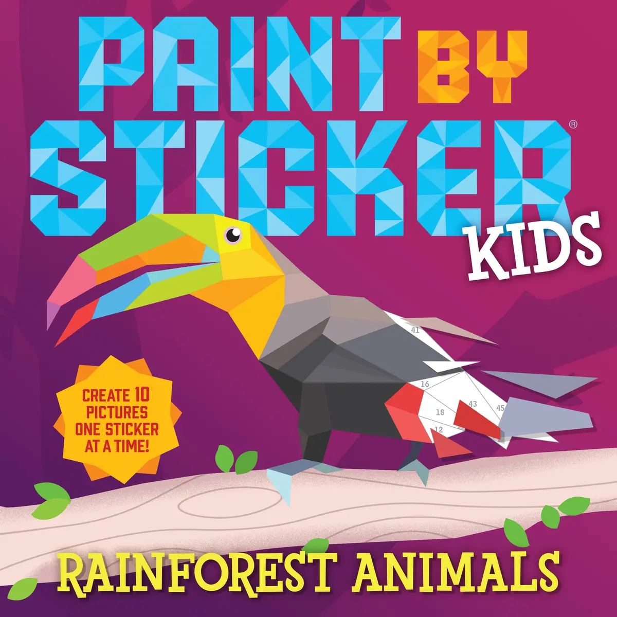 Rainforest Animals Adventure Sticker Activity Book 1