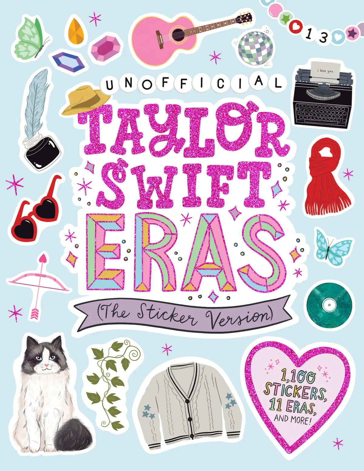Taylor Swift Era-Inspired 1,100+ Sticker Collection - Unofficial Sticker Album 1