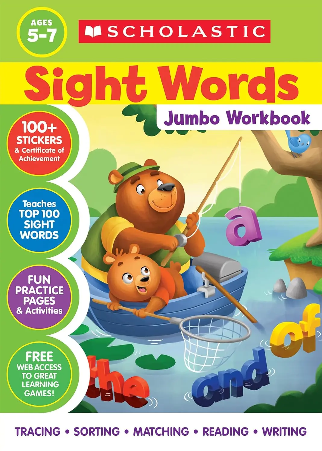 Sight Words Mastery Jumbo Workbook With Stickers 1