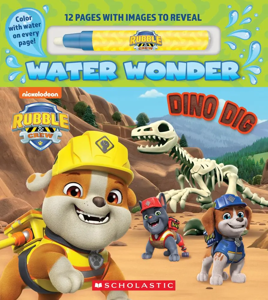Rubble & Crew Dinosaur Dig Water Reveal Activity Book 1
